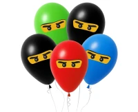 Balloon set Ninja, 12"/ 5 pcs